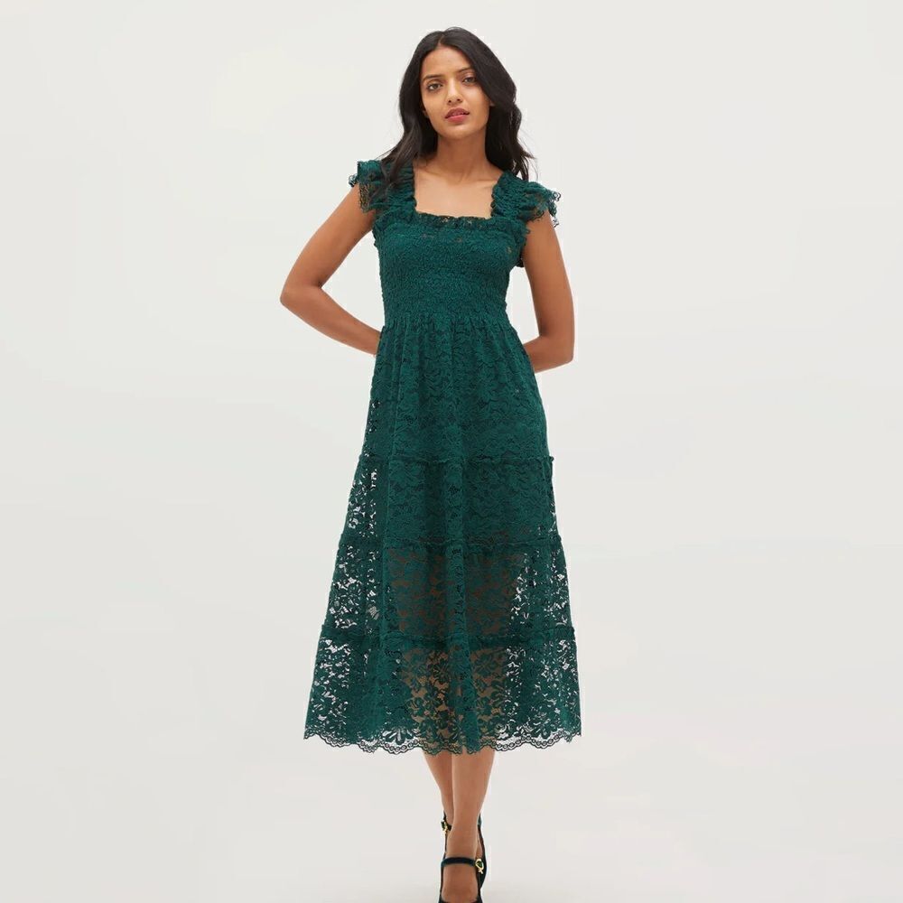 Hill House Collector’s Edition Botanical Garden Lace Ellie Nap Dress NWT
